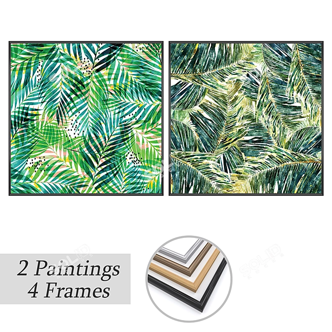 Gallery Wall Art Set 3D 3D model image 1