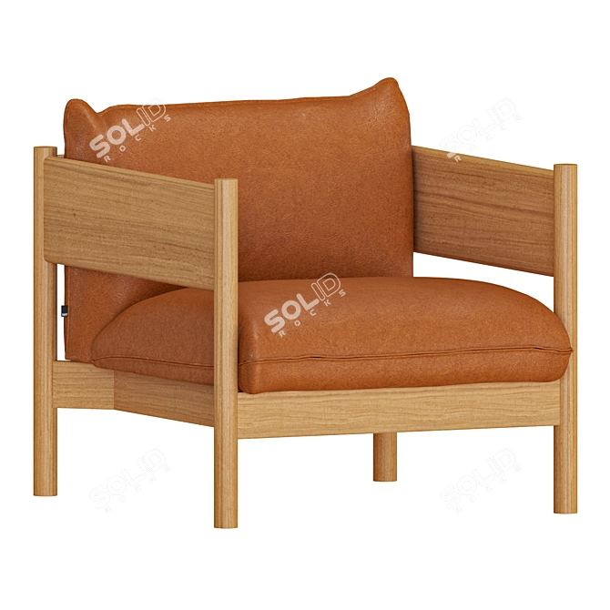 Modern Arbor Armchair | 3D Model 3D model image 2