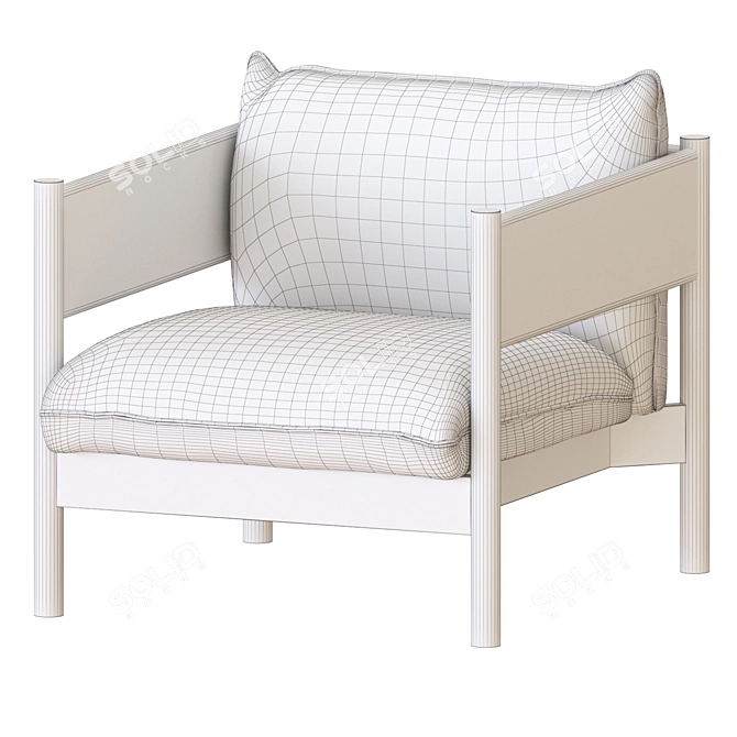 Modern Arbor Armchair | 3D Model 3D model image 4
