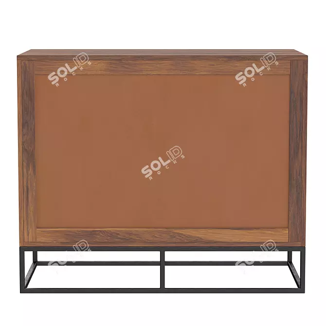 Krabi Loft Dresser with TS Wrapped Glass 3D model image 3