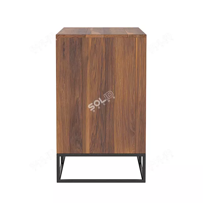 Krabi Loft Dresser with TS Wrapped Glass 3D model image 4