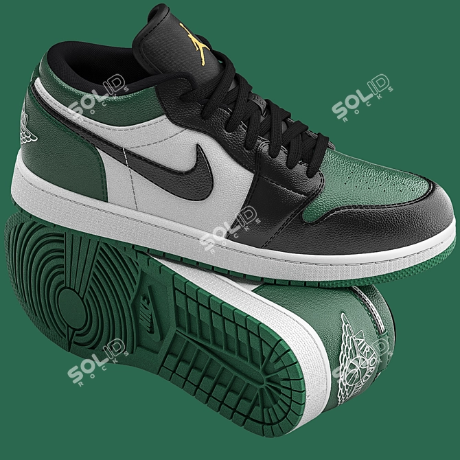 Jordan Low Green 3D Model 3D model image 3