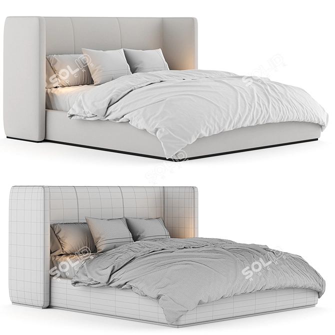 Modern Shelter Bed Collection - 3D Model 3D model image 2