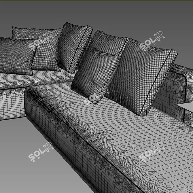 Roda Dandy Sofa Set 3D model image 5