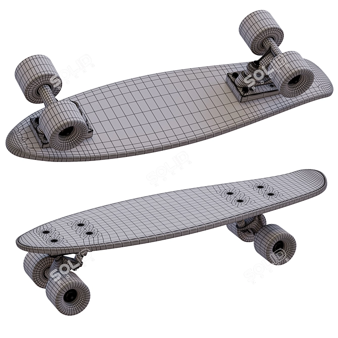 Skateboard 2013 Model Kit 3D model image 5