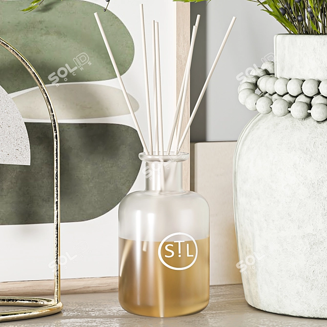 High-Quality Decor Set Model 3D model image 2