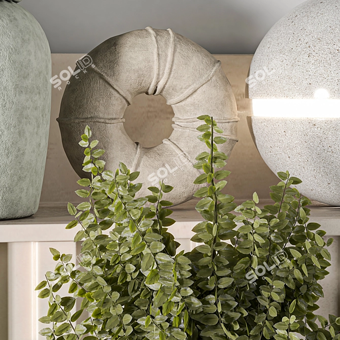 High-Quality Decor Set Model 3D model image 3