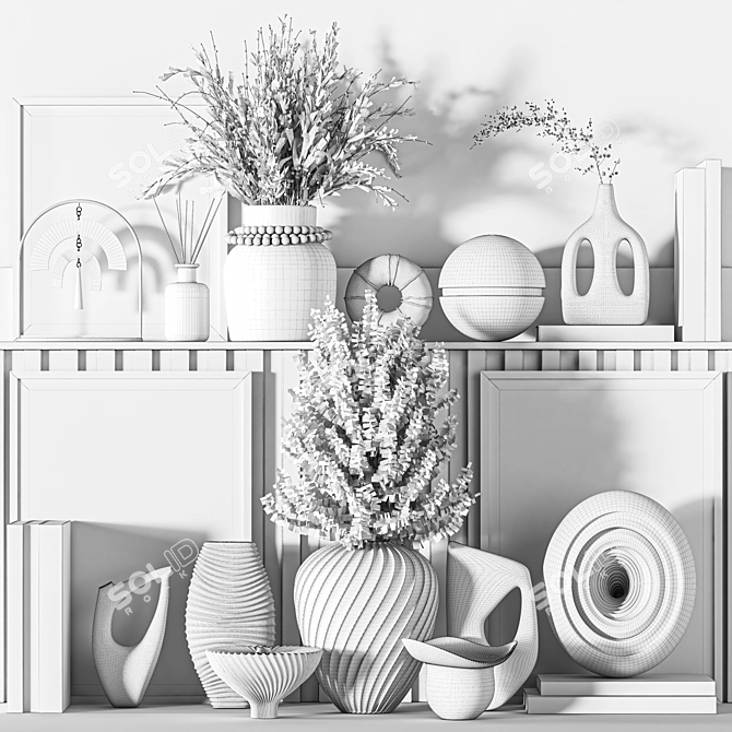High-Quality Decor Set Model 3D model image 10