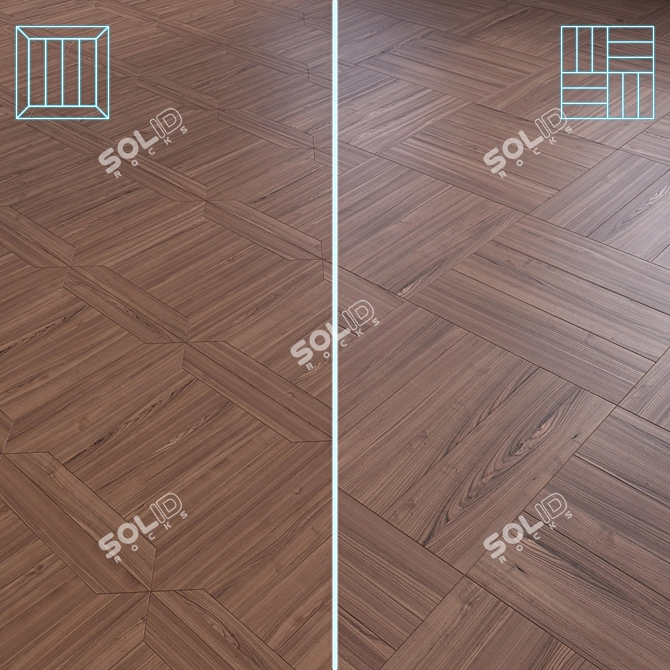 High-Quality 3D Wood Floor 3D model image 1