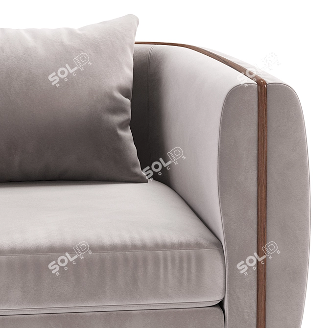 Modern Barlow Armchair Design 3D model image 3