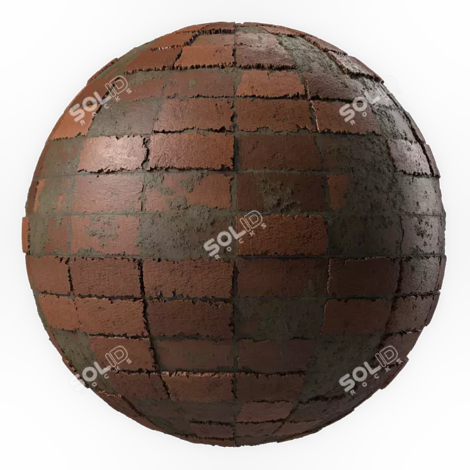 4k Brick Tile Seamless Textures 3D model image 2