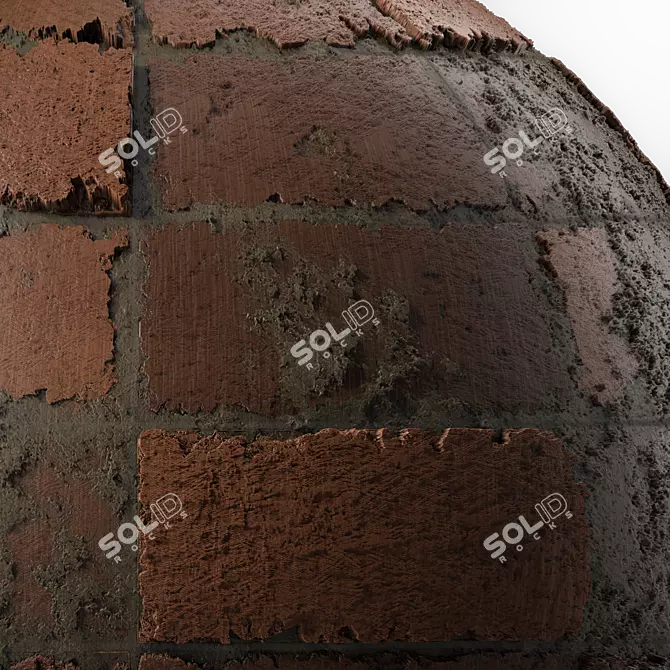 4k Brick Tile Seamless Textures 3D model image 4