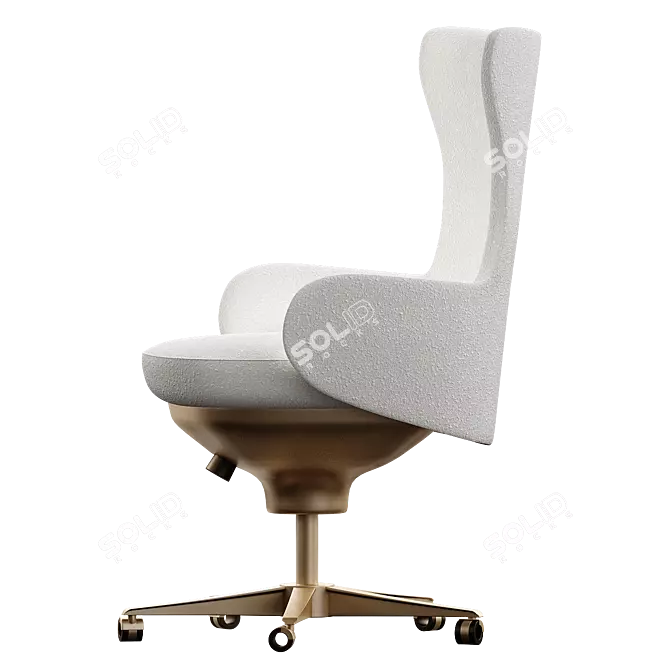 Giorgetti Genius Guest Armchair, V-Ray Compatible 3D model image 3
