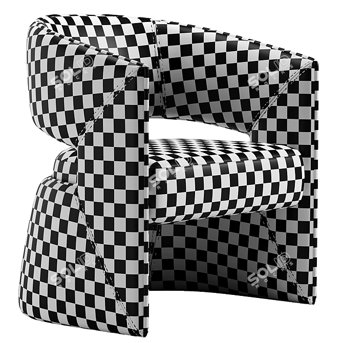 Modern 1728 Chair Tecni Nova 3D model image 3
