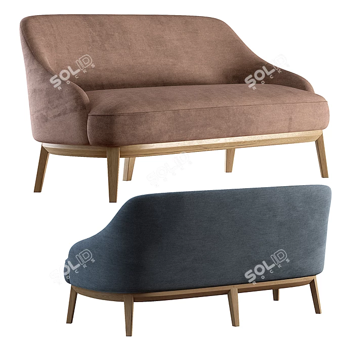 Modern PARLA ATLAS Sofa 3D model image 1