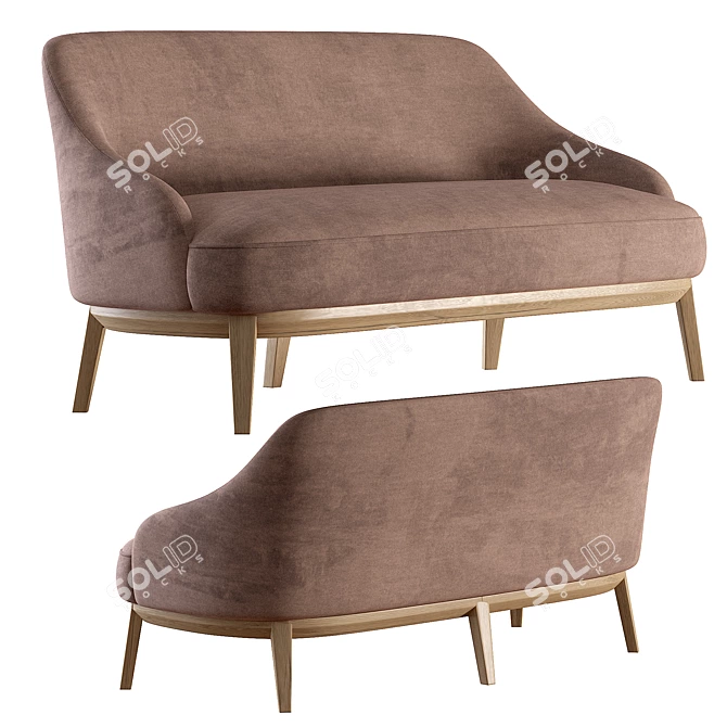 Modern PARLA ATLAS Sofa 3D model image 3