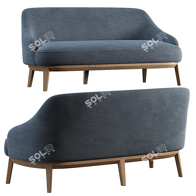 Modern PARLA ATLAS Sofa 3D model image 4