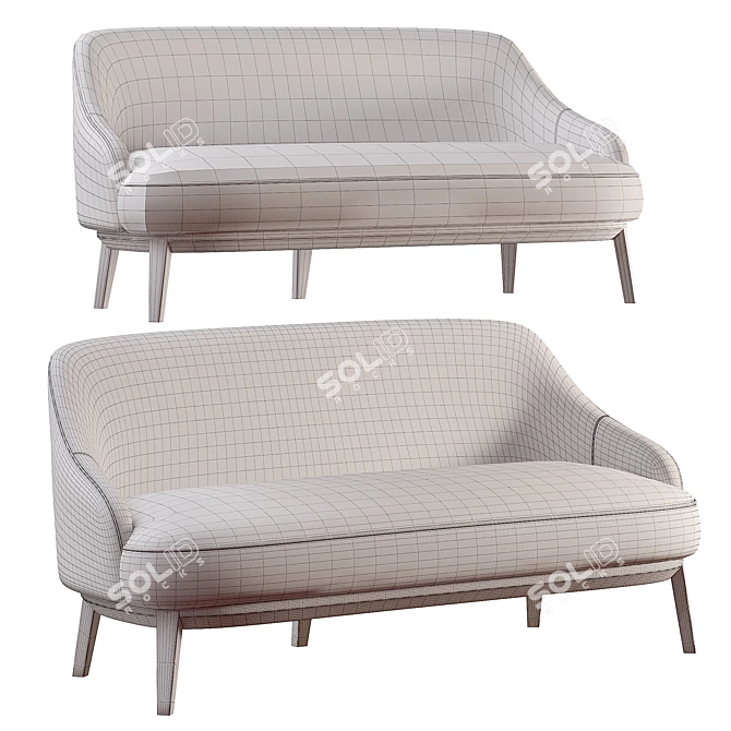 Modern PARLA ATLAS Sofa 3D model image 5