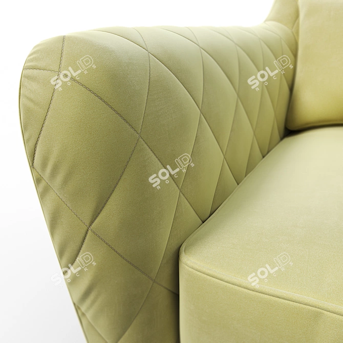 Texture Seam on UV Channel" 
UV Texture Seam Sofa 3D model image 3