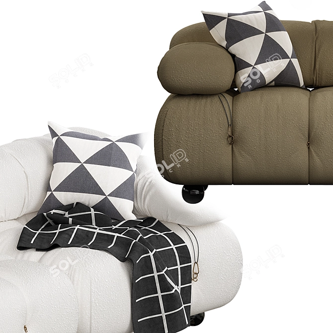 Modern Luxury Camelonda Sofa 3D model image 2