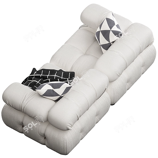 Modern Luxury Camelonda Sofa 3D model image 4