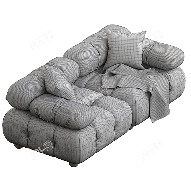 Modern Luxury Camelonda Sofa 3D model image 6