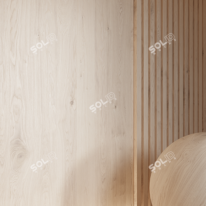 Seamless Wood Material Render Package 3D model image 7