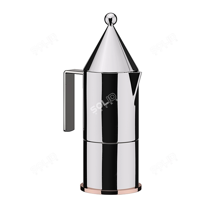 Alessi Conica Espresso Maker 3D 3D model image 1