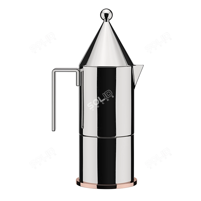 Alessi Conica Espresso Maker 3D 3D model image 2