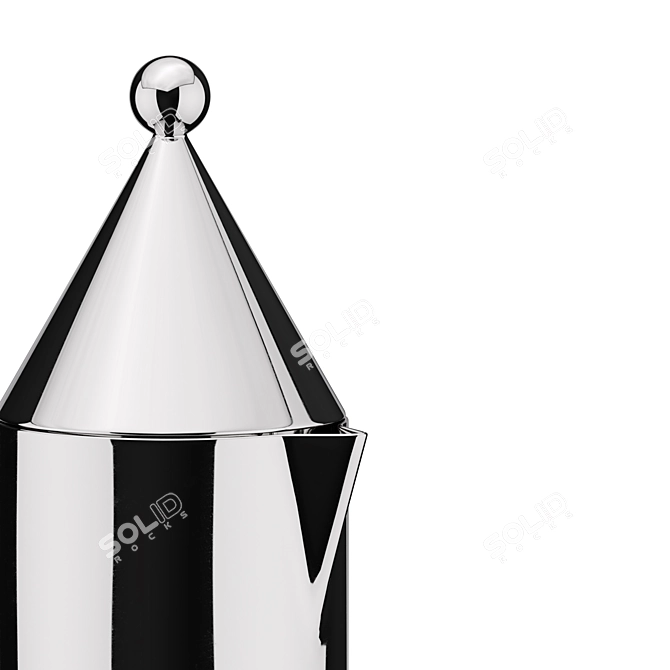 Alessi Conica Espresso Maker 3D 3D model image 3