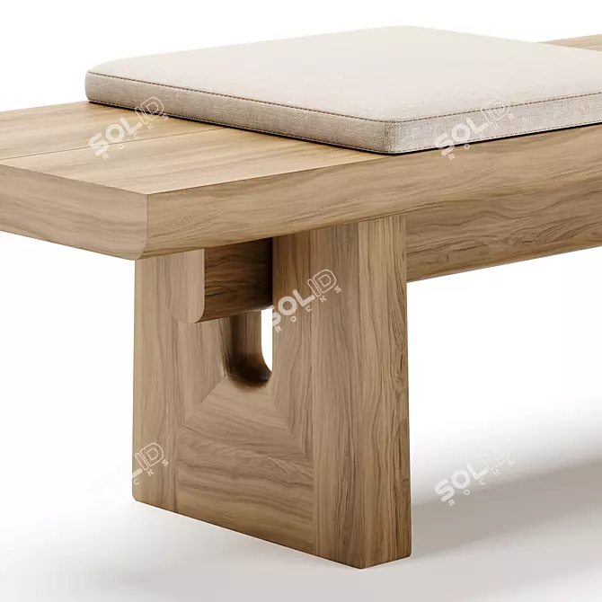  NARA Bench by Poliform 3D model image 3