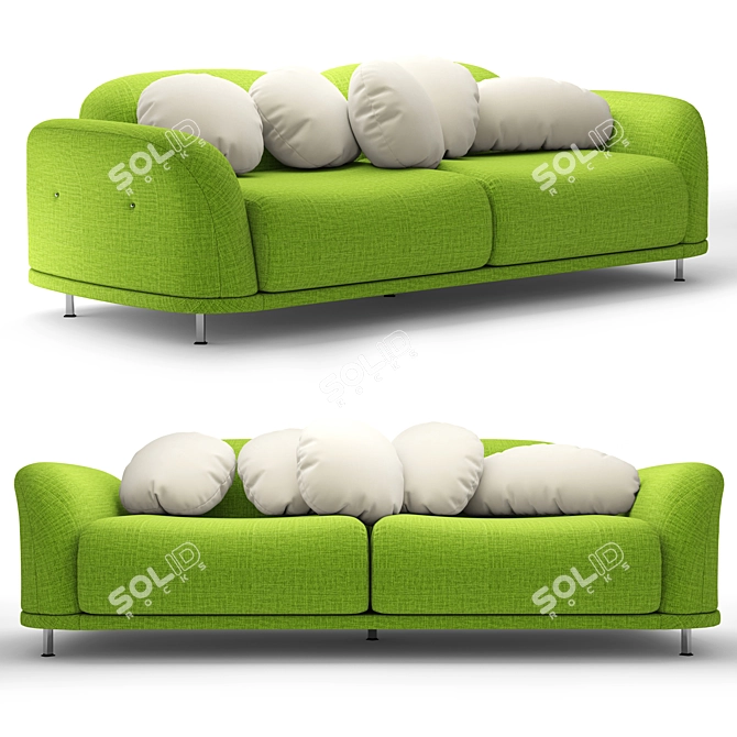 Moooi Cloud Sofa, Modern Design 3D model image 1