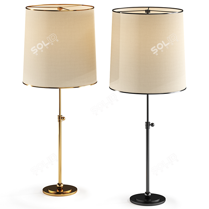 Bryant Floor Lamp Visual Comfort 3D model image 2