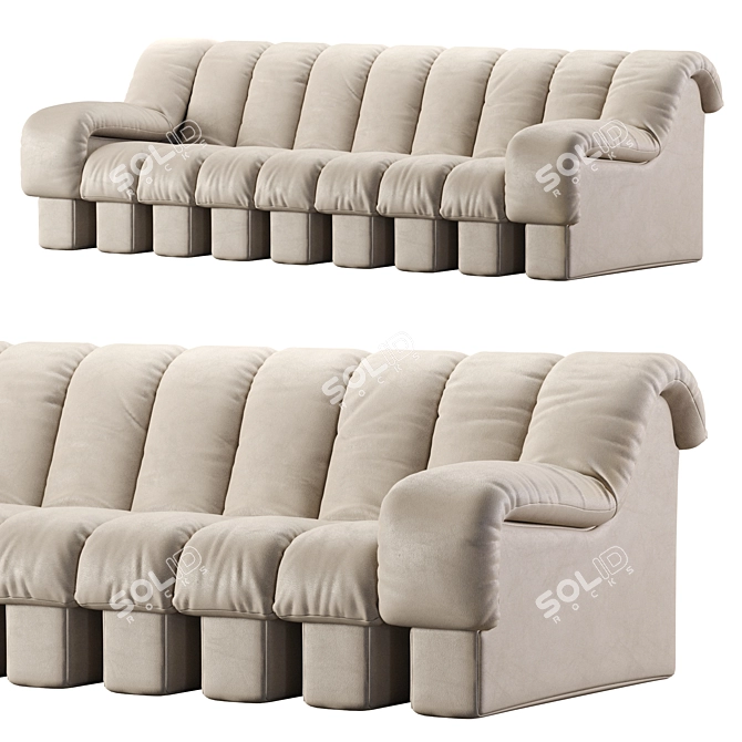 Modular Sofa Ds-600, 2013 Version 3D model image 1