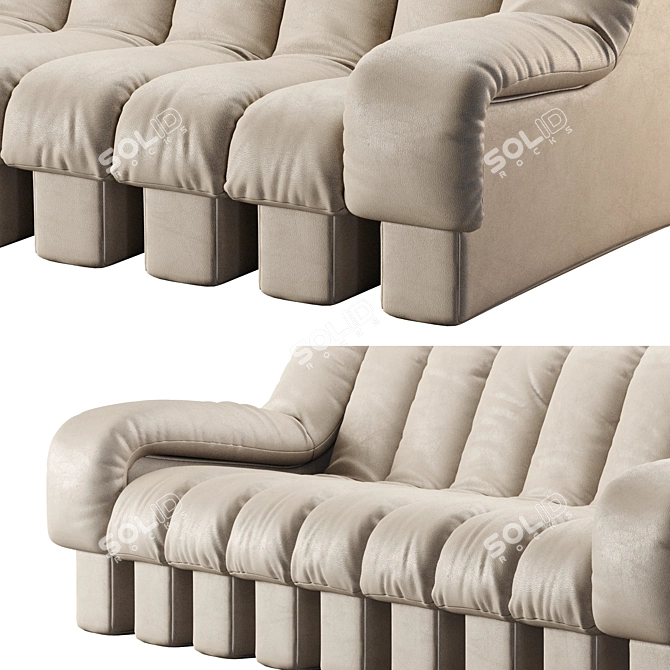 Modular Sofa Ds-600, 2013 Version 3D model image 2