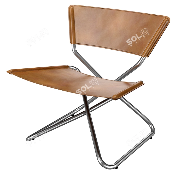 Elegant ZDOWN Chair for Comfort 3D model image 1