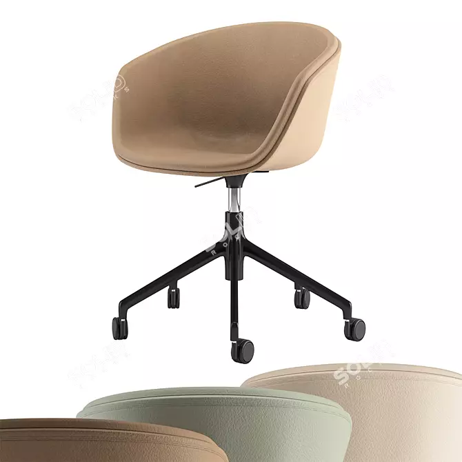 Ergonomic Office Armchair, Modern Design 3D model image 1