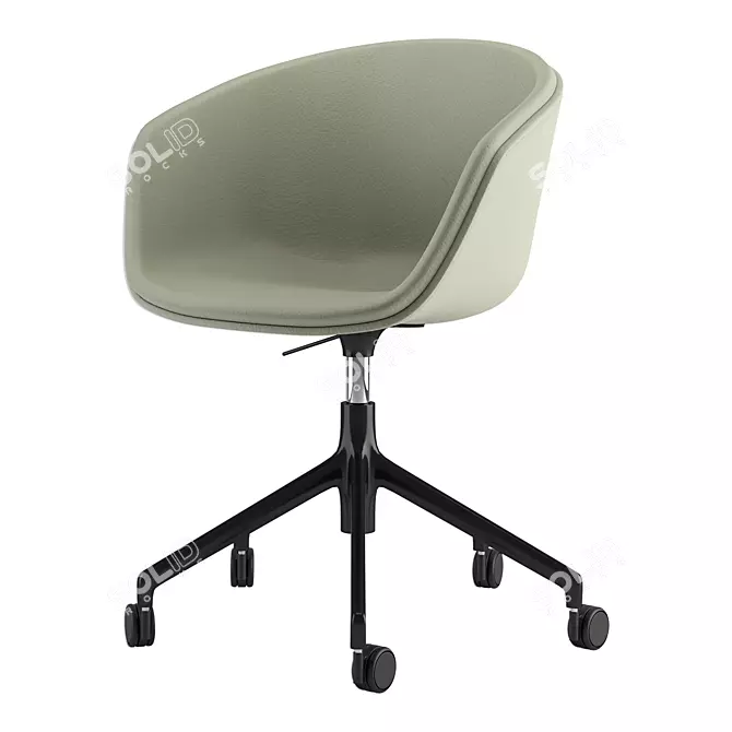Ergonomic Office Armchair, Modern Design 3D model image 3