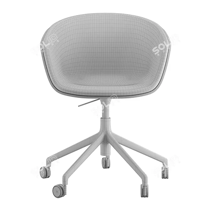 Ergonomic Office Armchair, Modern Design 3D model image 7