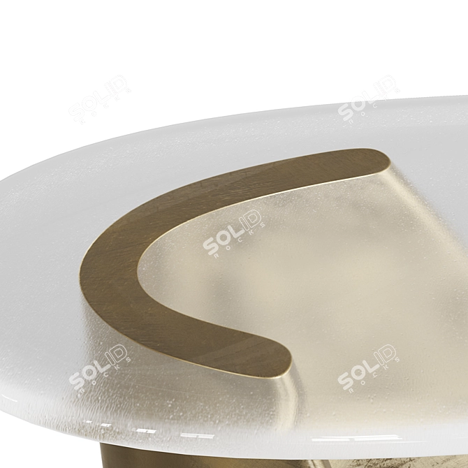 Elegant John Pomp Tidal Console 3D model image 2