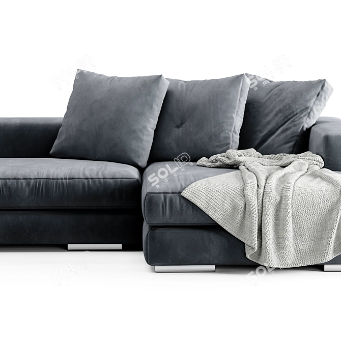 Modern Verzelloni Holden Corner Sofa 3D model image 2