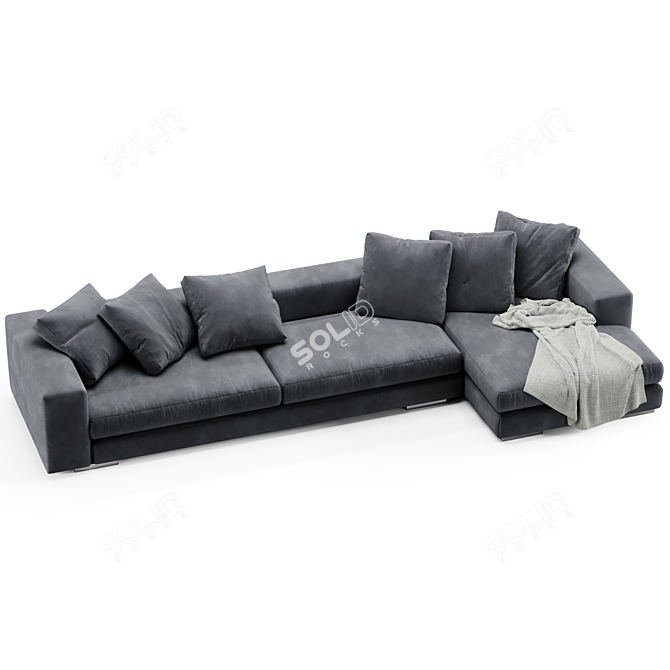 Modern Verzelloni Holden Corner Sofa 3D model image 3