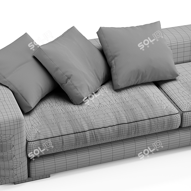 Modern Verzelloni Holden Corner Sofa 3D model image 6