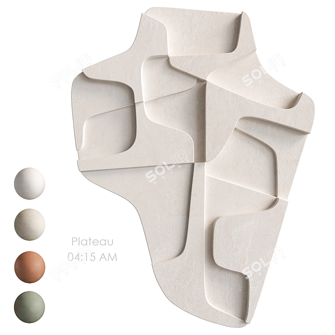 Atelier Plateau Relief Sculpture 3D model image 6