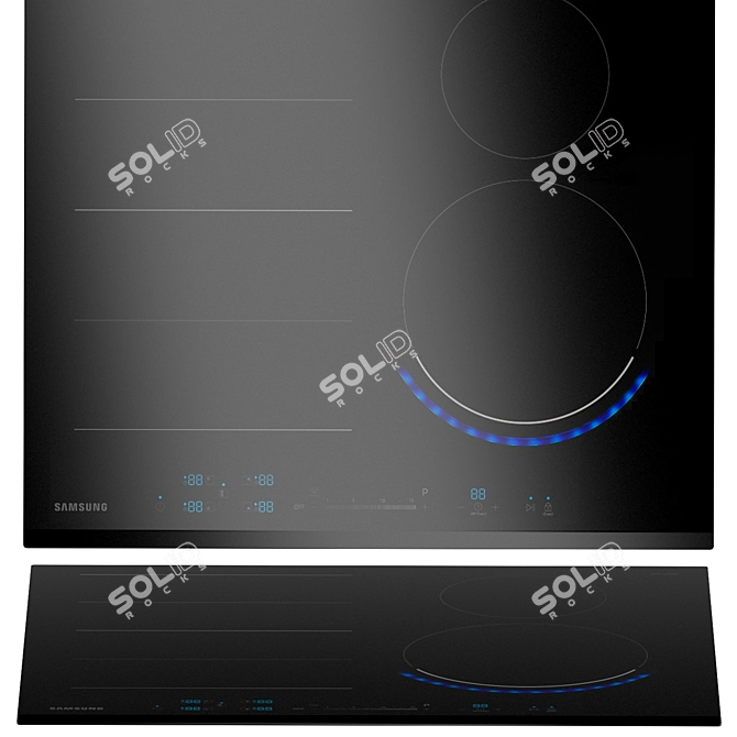 Samsung 7-Piece Kitchen Appliance Set 3D model image 6