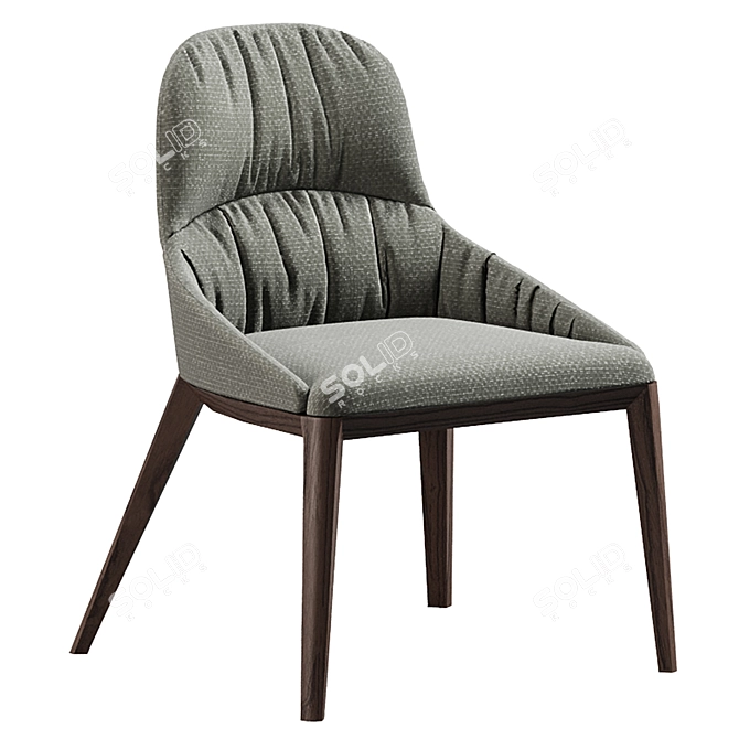 Modern Queen Chair Bontempi 2015 3D model image 1