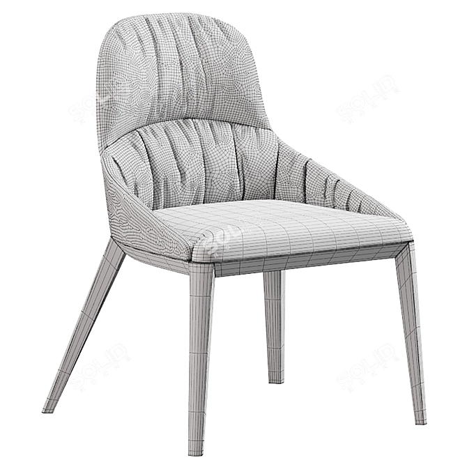 Modern Queen Chair Bontempi 2015 3D model image 3