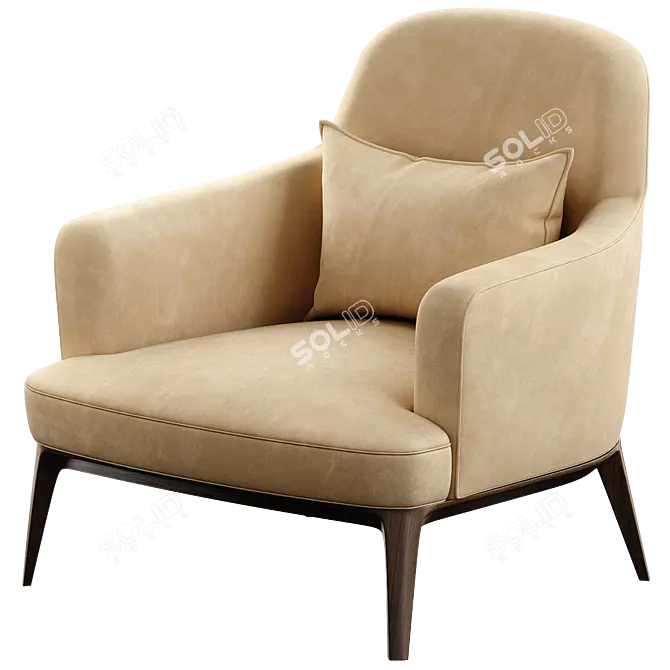 ANE Cozy Armchair for Modern Spaces 3D model image 1