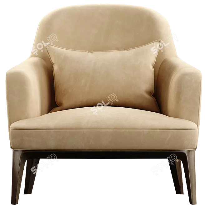 ANE Cozy Armchair for Modern Spaces 3D model image 2