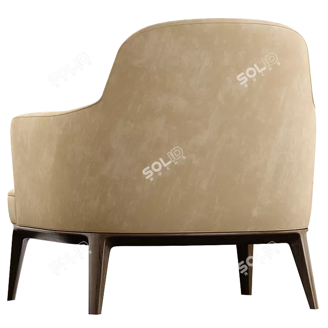 ANE Cozy Armchair for Modern Spaces 3D model image 5